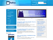 Tablet Screenshot of fioprev.org.br